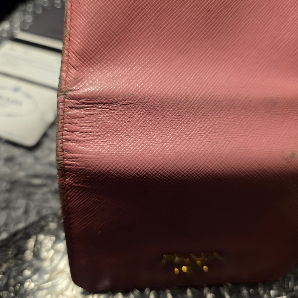 PRADA Milano Pink Saffiano Leather Wallet Interior - Picture 5 of 16